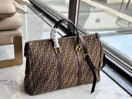 Fendi 20th Century Zucca Canvas Tote Bag