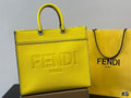 Fendi Sunshine Shopper Mini Tote Crossbody Bag