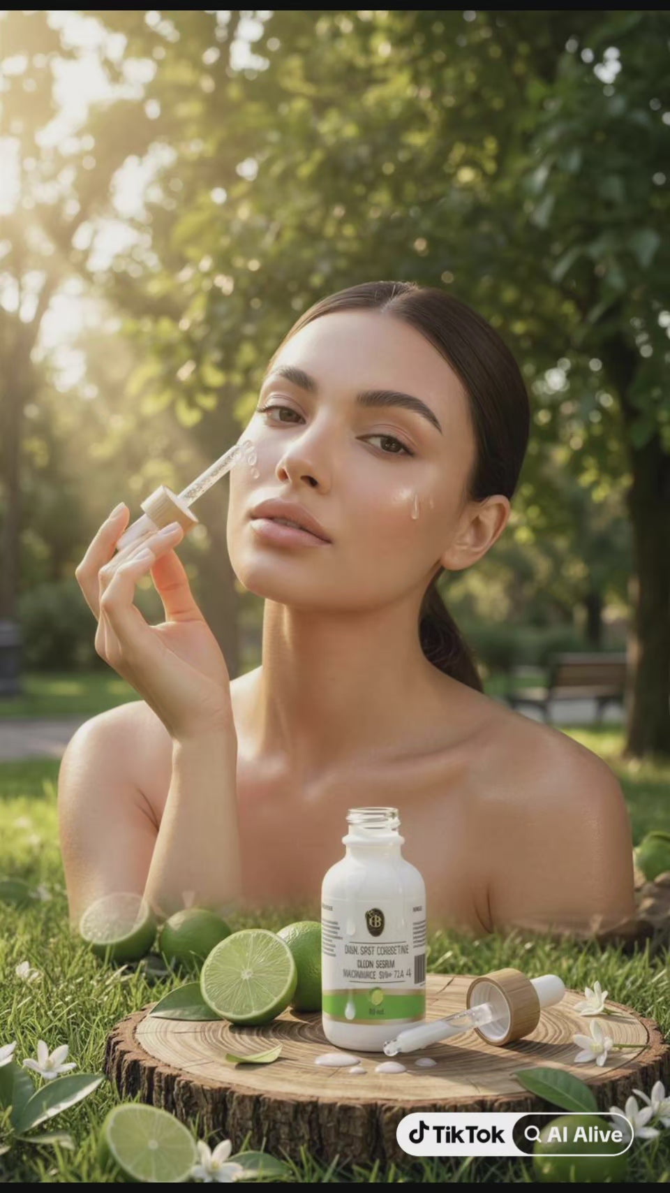 Face serum lightning
