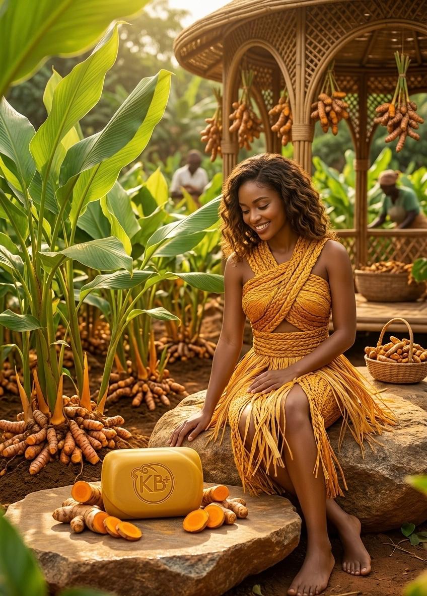 Turmeric soap