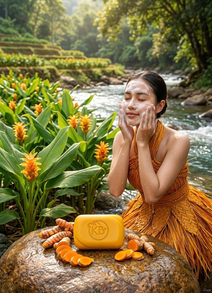 Turmeric soap